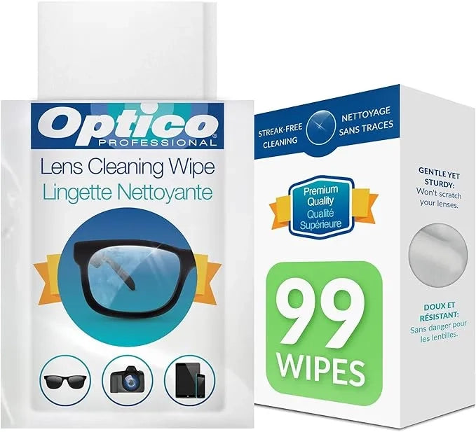 99-Wipes - Optico Pre-Moistened Cleaning Cloths