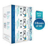 3 Boxes of 60 - Optico Pre-Moistened Cleaning Cloths 