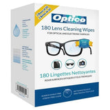 180 Lens Cleaning Wipes - Optico Pre-Moistened Cleaning Cloths